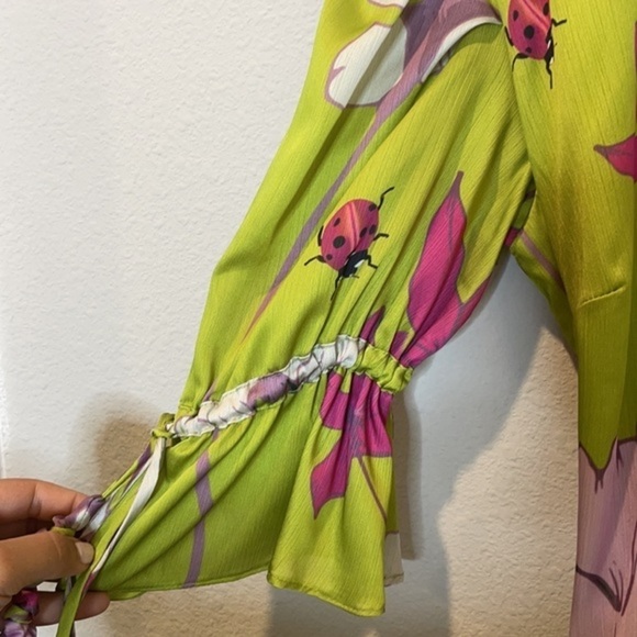 Glory Ang Passion Flower Kimono Wrap Dress - Picture 11 of 16